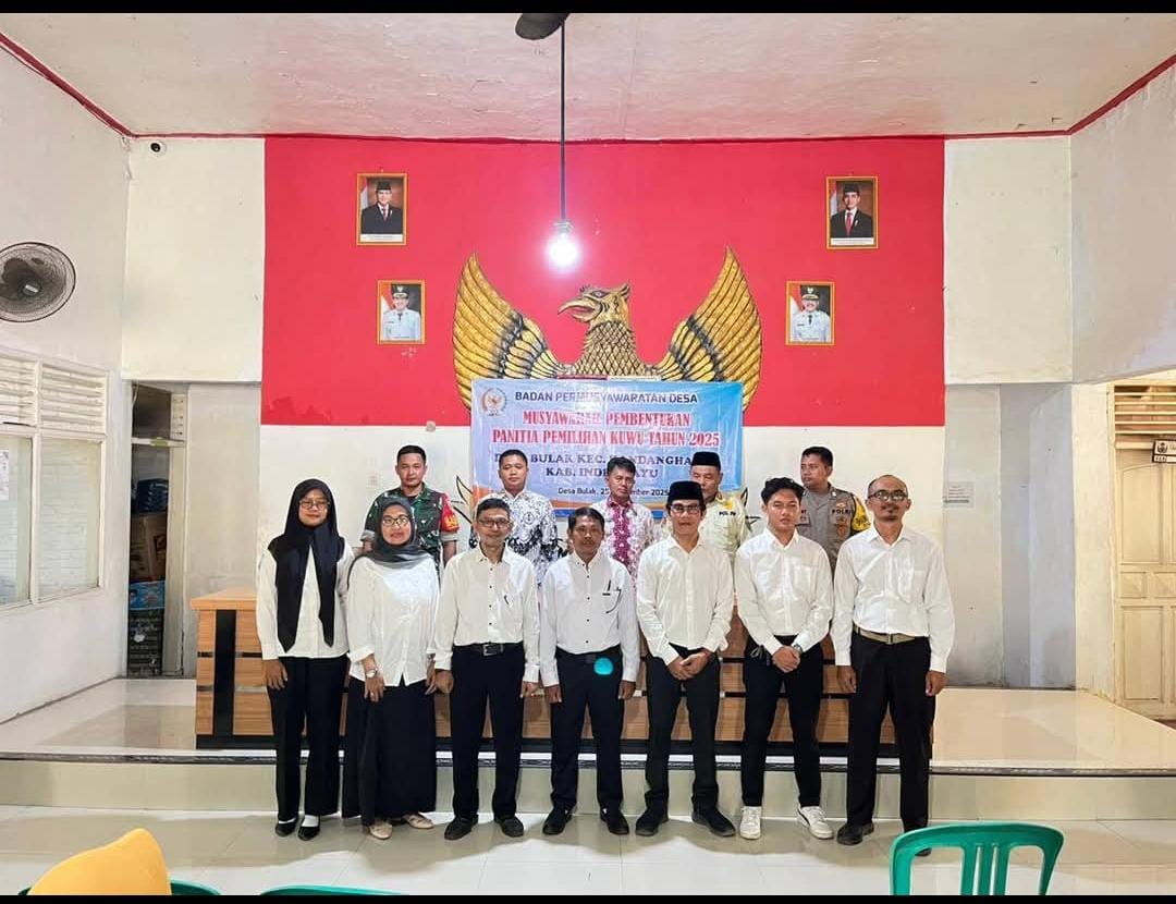 Pelantikan Panitia Pemilihan Kuwu Oleh Ketua BPD Desa Bulak